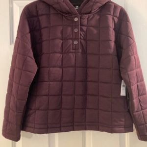 Maroon Gap Fit hooded sweatshirt. Size S